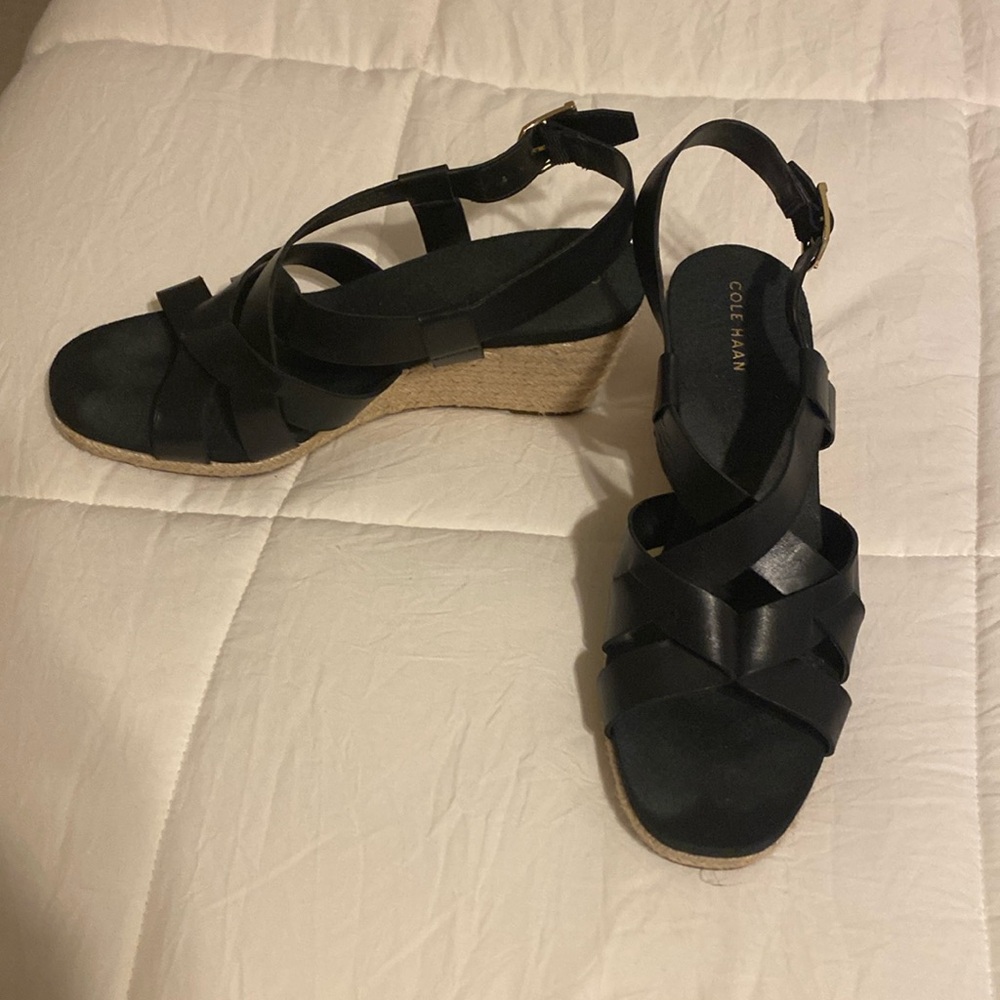 Coke Haan wedge  sandals